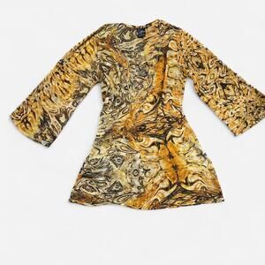 Semi sheer tunic top by ace